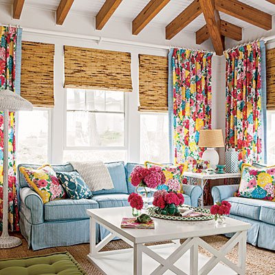 Fun Living Room Decorating Ideas Unique Vibrant Family Room Have Fun with Color Coastal Living