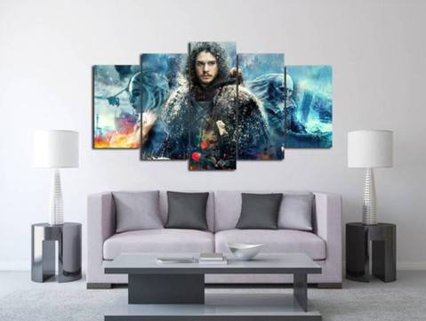 Game Of Thrones Office Decor Inspirational 5 Pcs Framed Game Of Thrones Artwork Canvas for Game Of Thrones Fan – Epickanvas