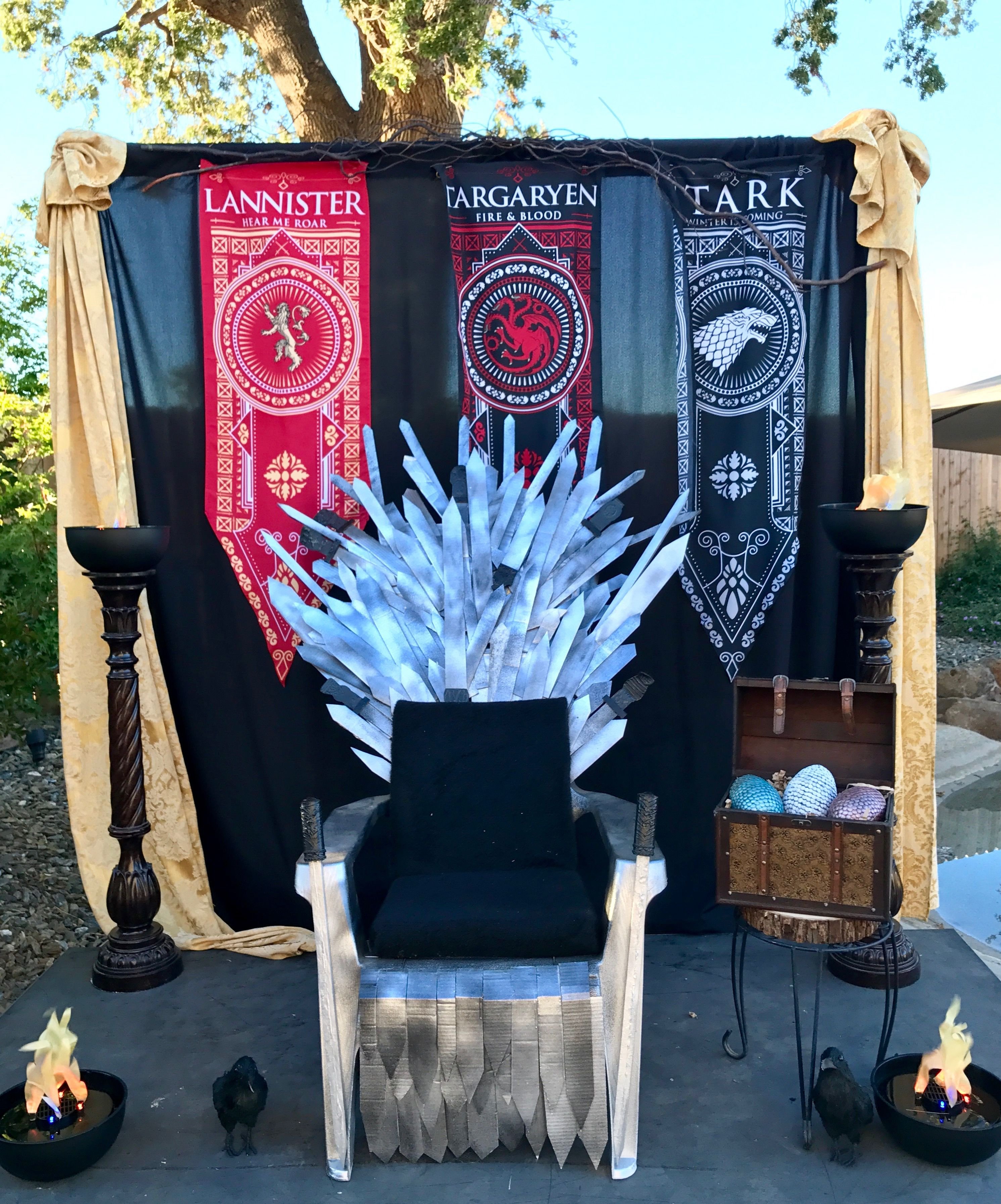 Game Of Thrones Office Decor Inspirational Game Of Thrones Party Backdrop Decor Game Of Thrones In 2019