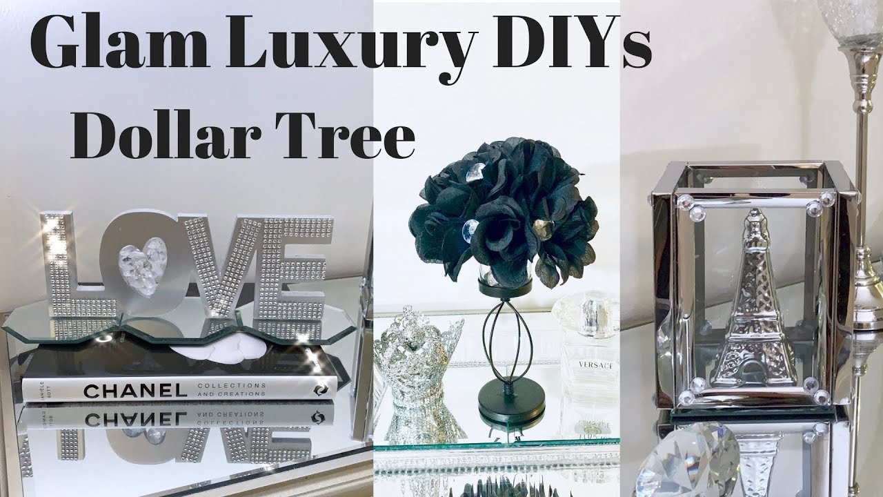 Glam Decor On A Budget Beautiful Dollar Tree Mirror Diy Glam and Luxury Decor On A Bud