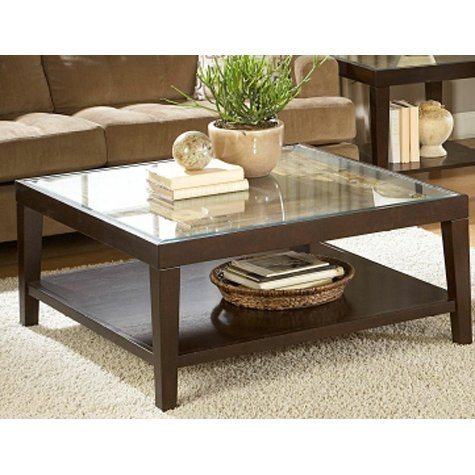 Glass Coffee Table Decor Ideas Inspirational Merlot Square Glass top Coffee Table