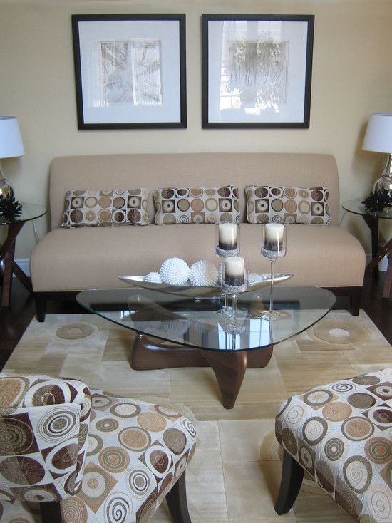 Glass Coffee Table Decor Ideas Unique Small Living Room the Light Earth tones Open the Room and Along with the Glass Table Make It