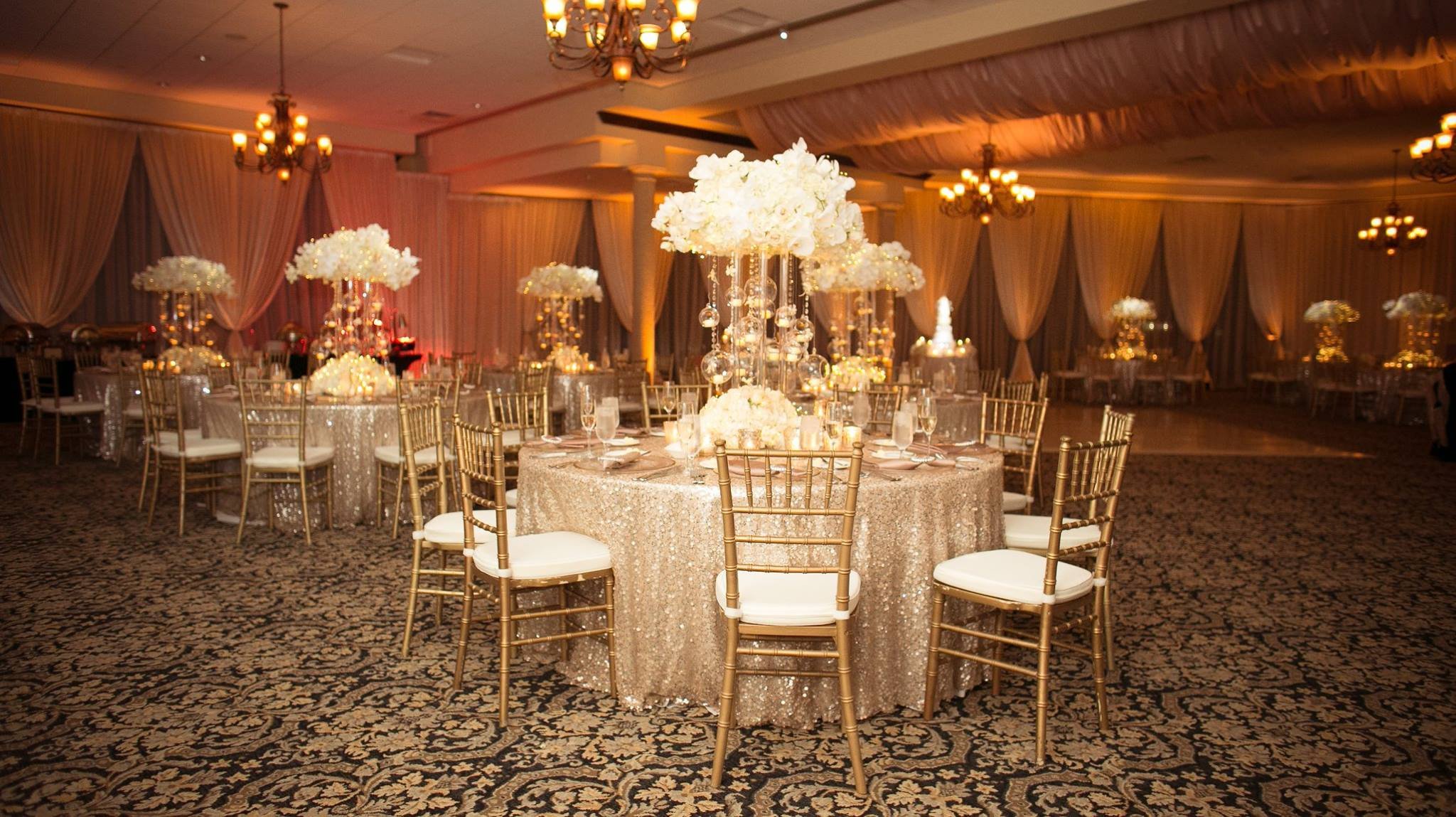 Gold and Ivory Wedding Decor Inspirational Ivory and Gold Bella Collina Wedding A Chair Affair Inc