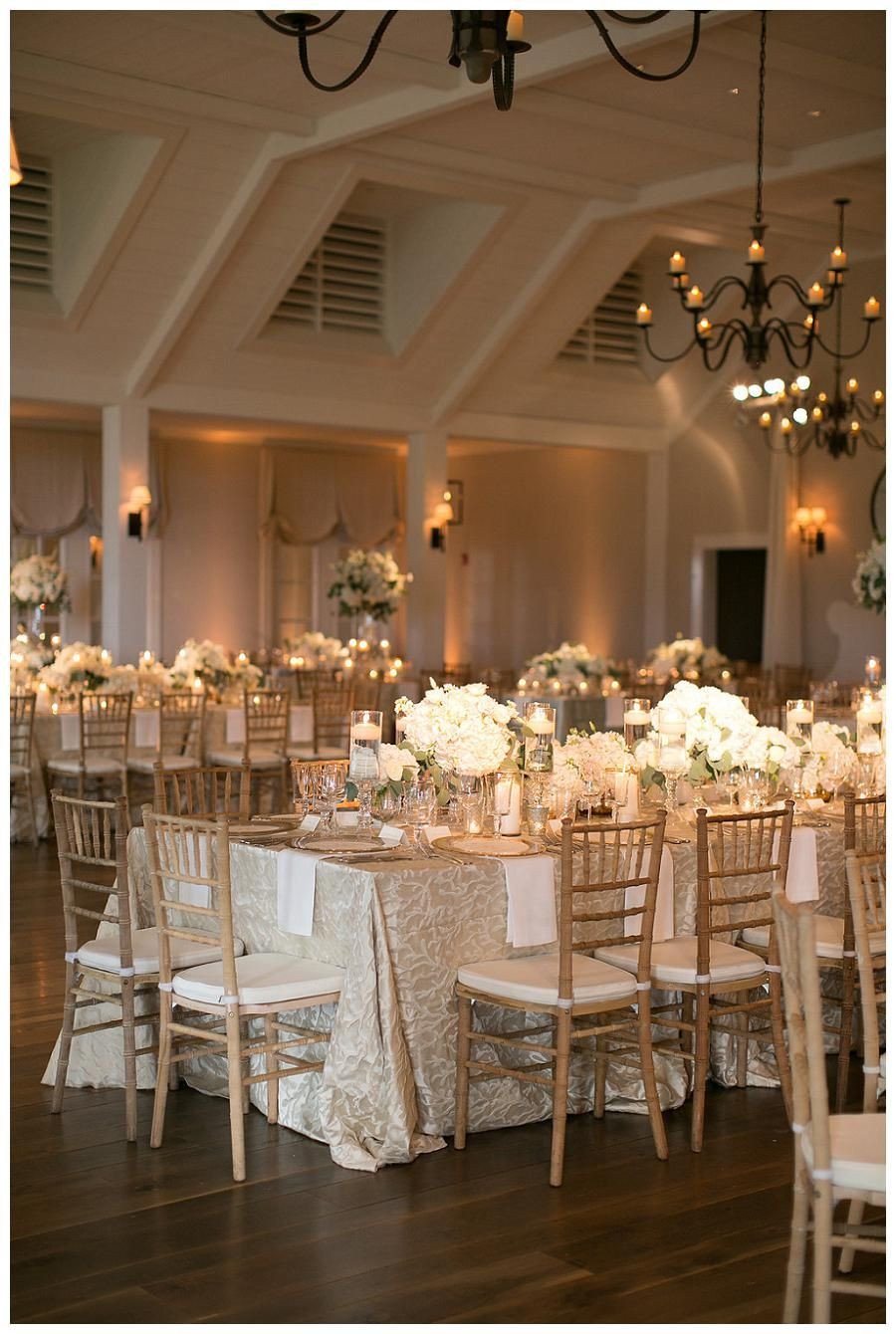 Gold and Ivory Wedding Decor Lovely Gold Ivory and White Wedding Reception Decor with White Florals In Glass Vessels Place