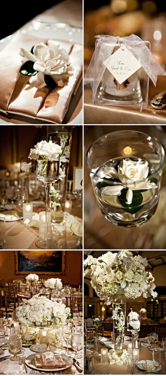 Gold and Ivory Wedding Decor New Elegant Ivory California Wedding