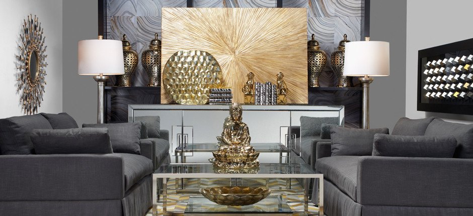 Gold and Silver Home Decor New Home Decor Mixed Metals