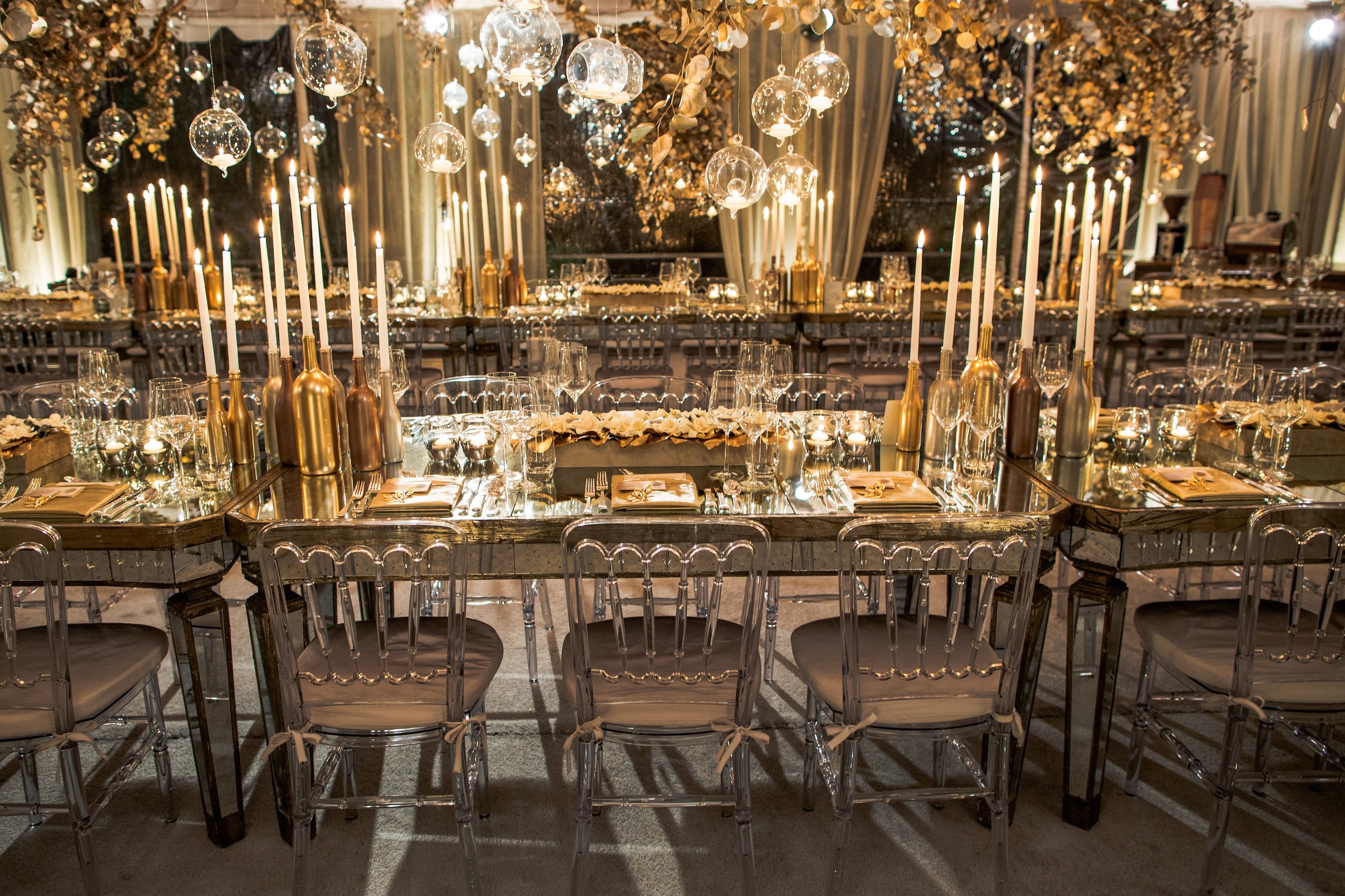 Gold and Silver Wedding Decor Luxury Wedding Inspiration Mixed Metals