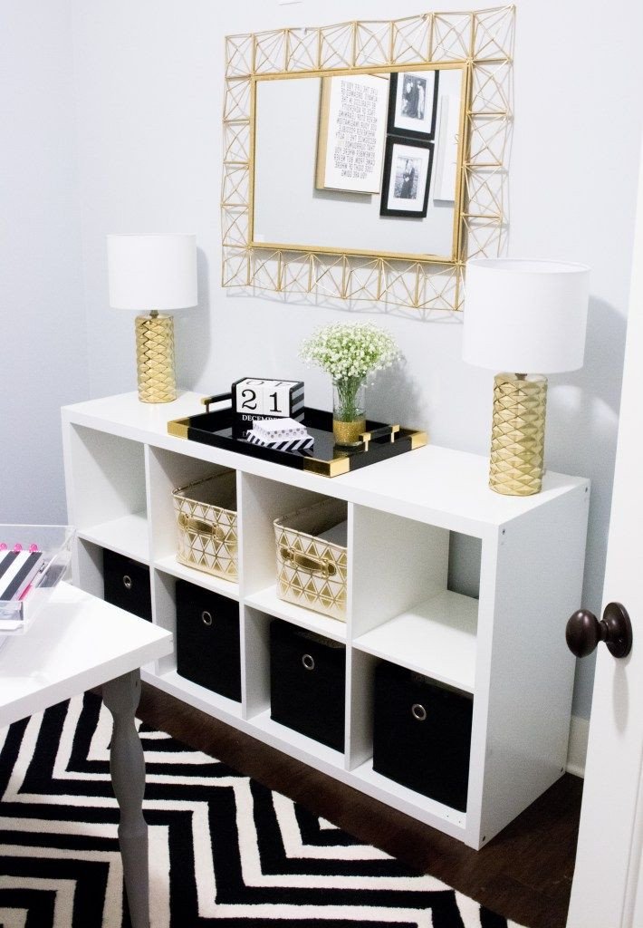 Gold and White Office Decor Inspirational Home Fice tour southern Made Blog