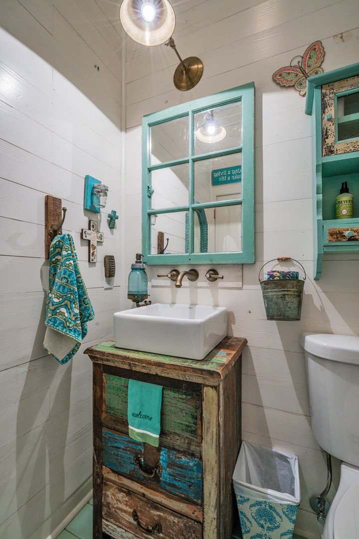 Gray and Turquoise Bathroom Decor Fresh Van Wicklen Design