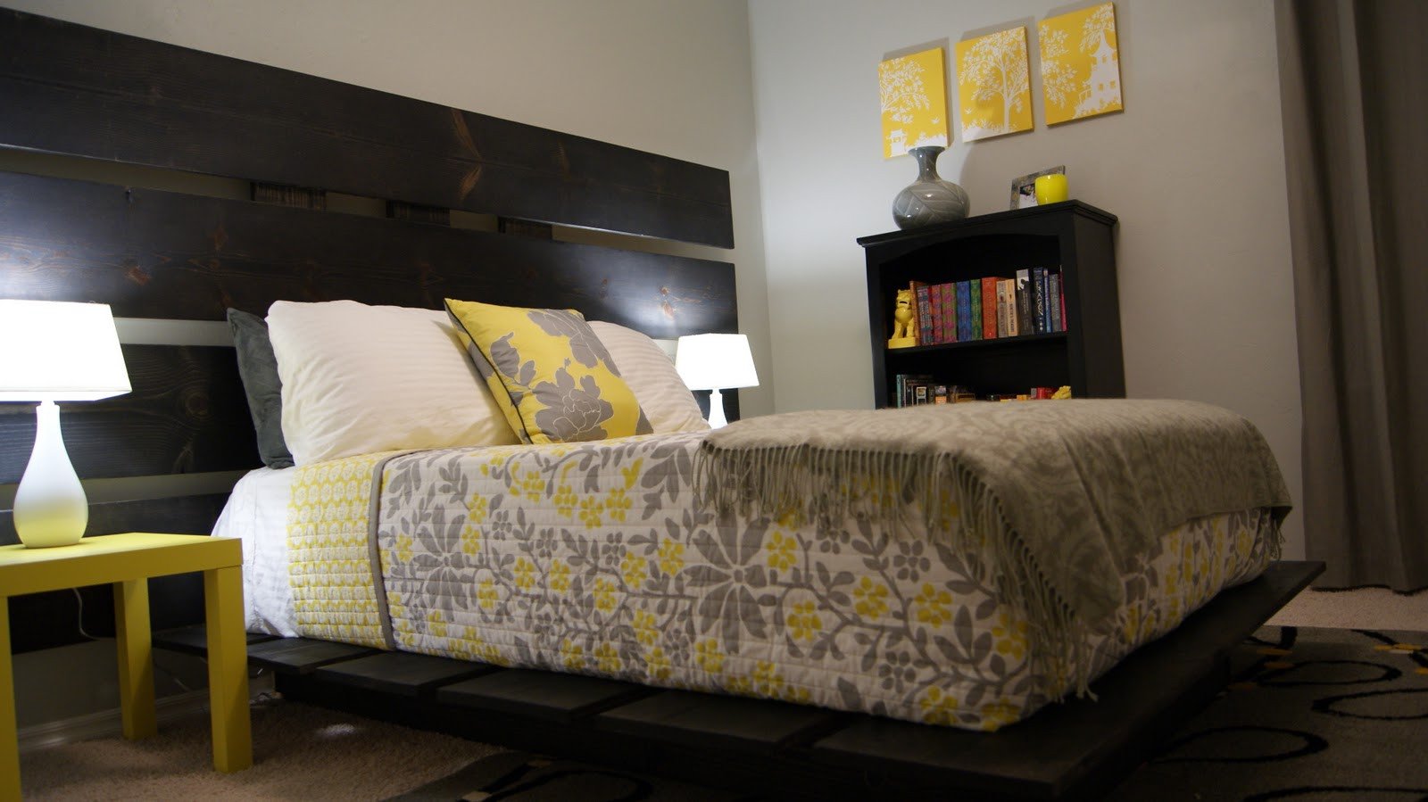 Gray and Yellow Bedroom Decor Inspirational Living Small Yellow and Gray Bedroom Update