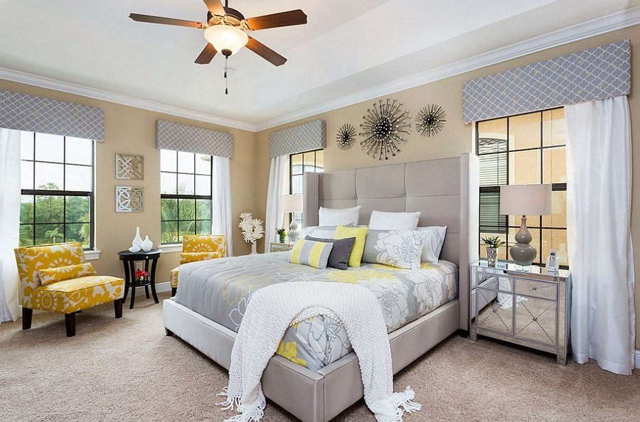 Gray and Yellow Bedroom Decor New Cheerful sophistication 25 Elegant Gray and Yellow Bedrooms