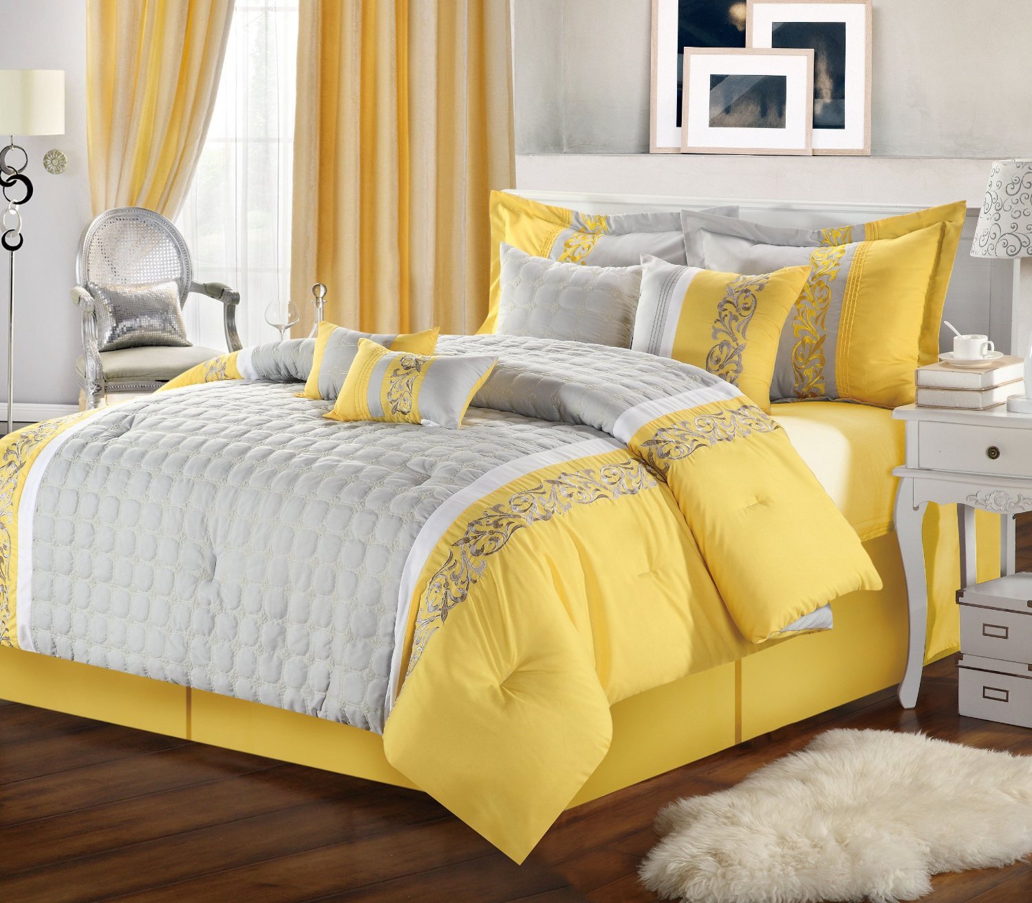 Gray and Yellow Bedroom Decor New Gray and Yellow Bedroom with Calm Nuance Traba Homes