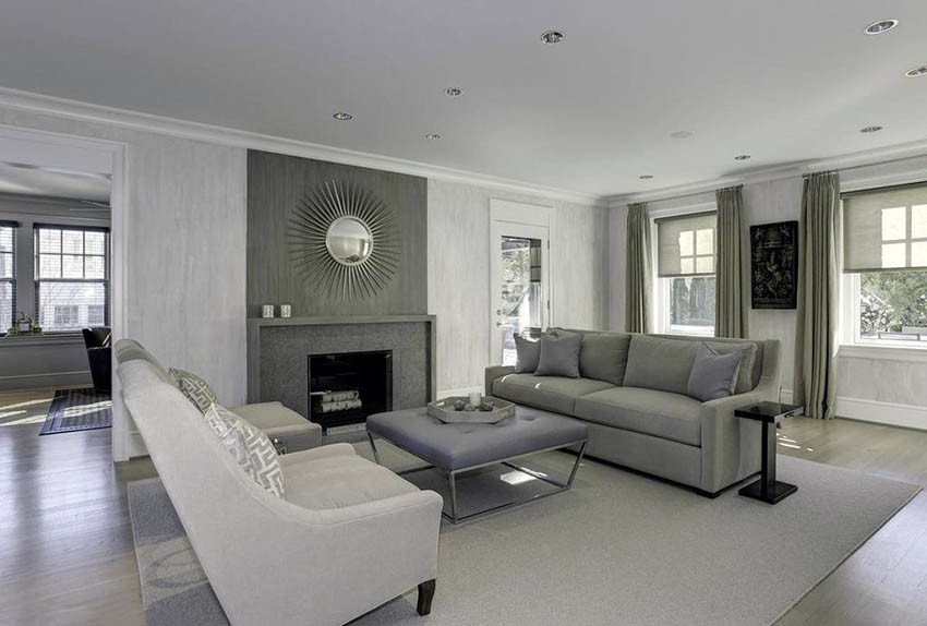 Gray Contemporary Living Room Best Of Gray Living Room Ideas Design Designing Idea