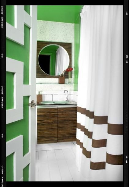 Green and Brown Bathroom Decor Inspirational Green Brown White Bathroom Panda S House