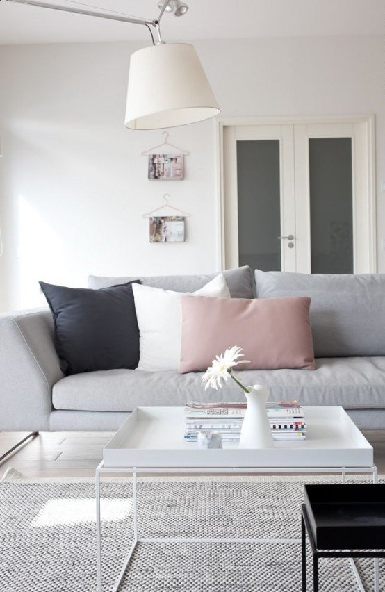 Grey and White Home Decor Beautiful Metallic Grey and Pink 27 Trendy Home Decor Ideas Digsdigs