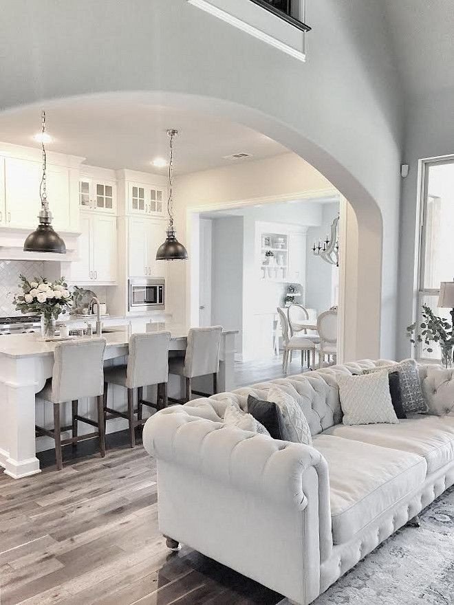 Grey and White Home Decor Unique Love This Fresh &amp; Clean White Kitchen Accented with touches Of Grey Home Decor