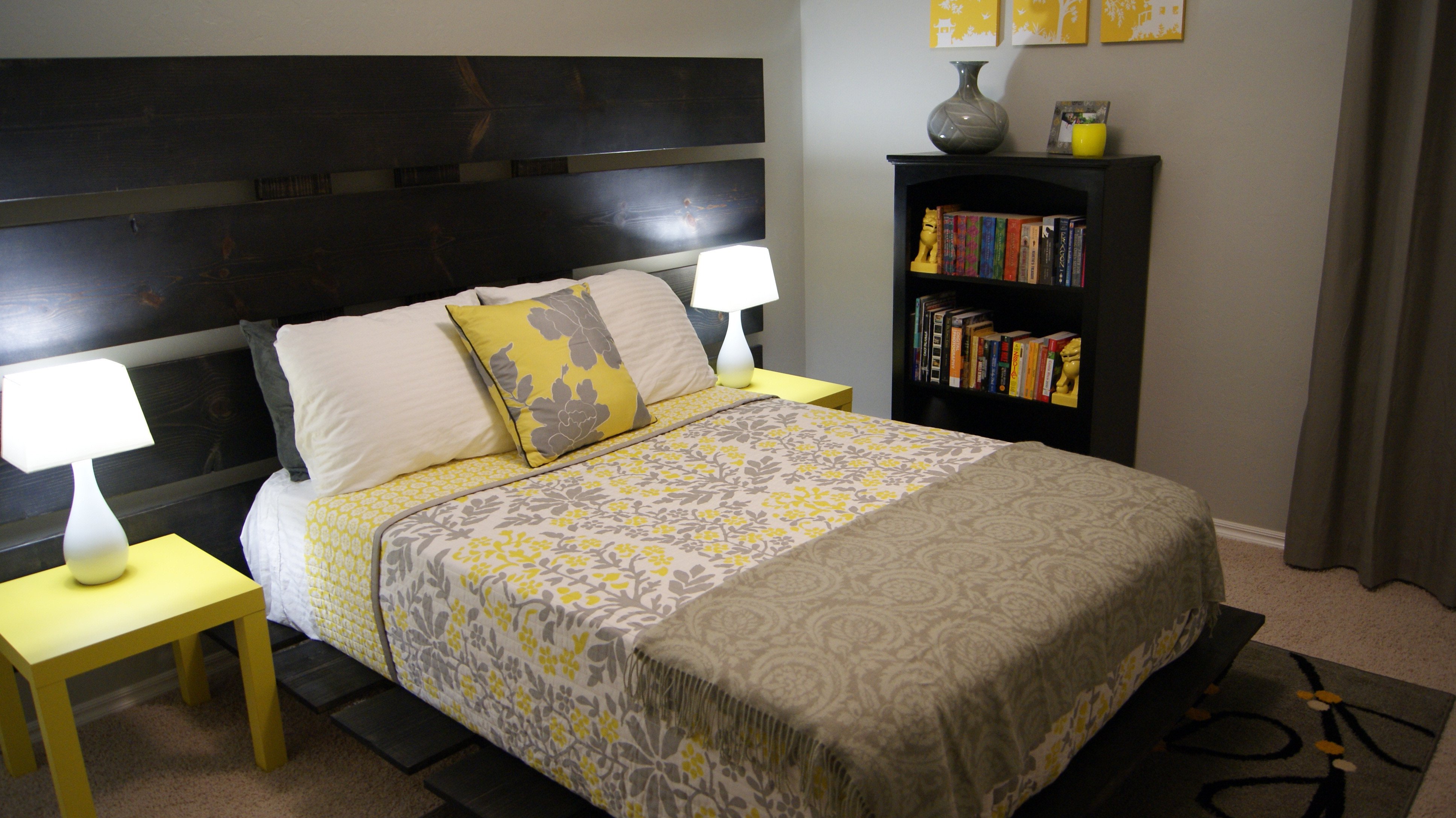 Grey and Yellow Bedroom Decor Beautiful Yellow and Gray Bedroom Update