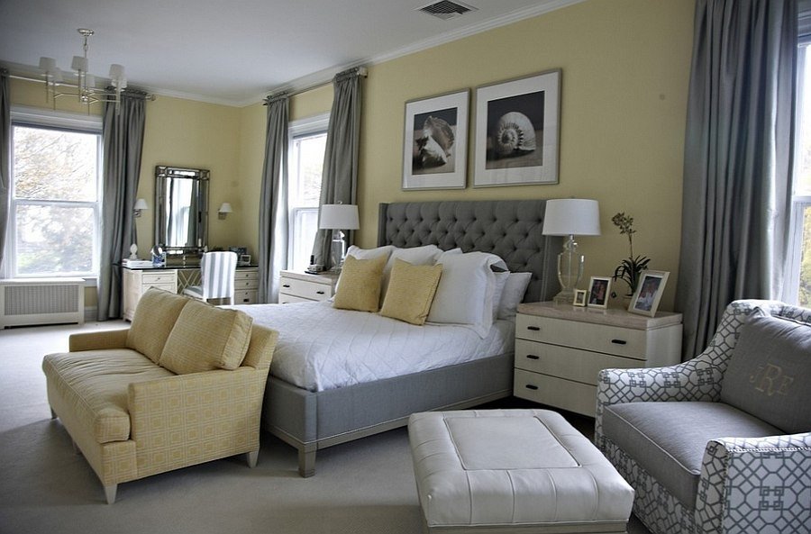 Grey and Yellow Bedroom Decor Unique Cheerful sophistication 25 Elegant Gray and Yellow Bedrooms