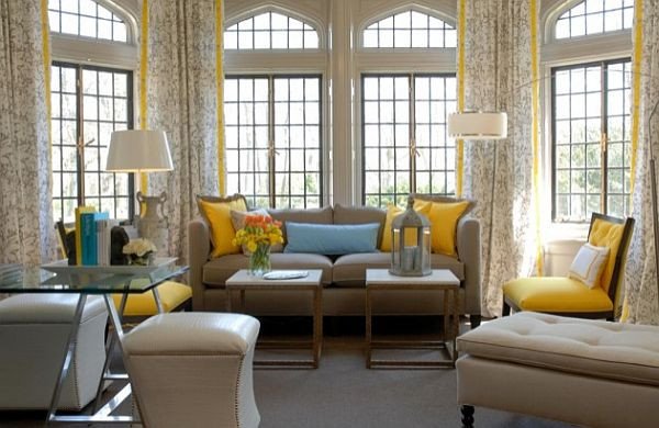 Grey and Yellow Decor Ideas Awesome Garden Inspired Living Room Ideas