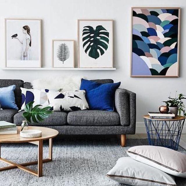 Living room inspiration how to style a grey sofa – the habitat