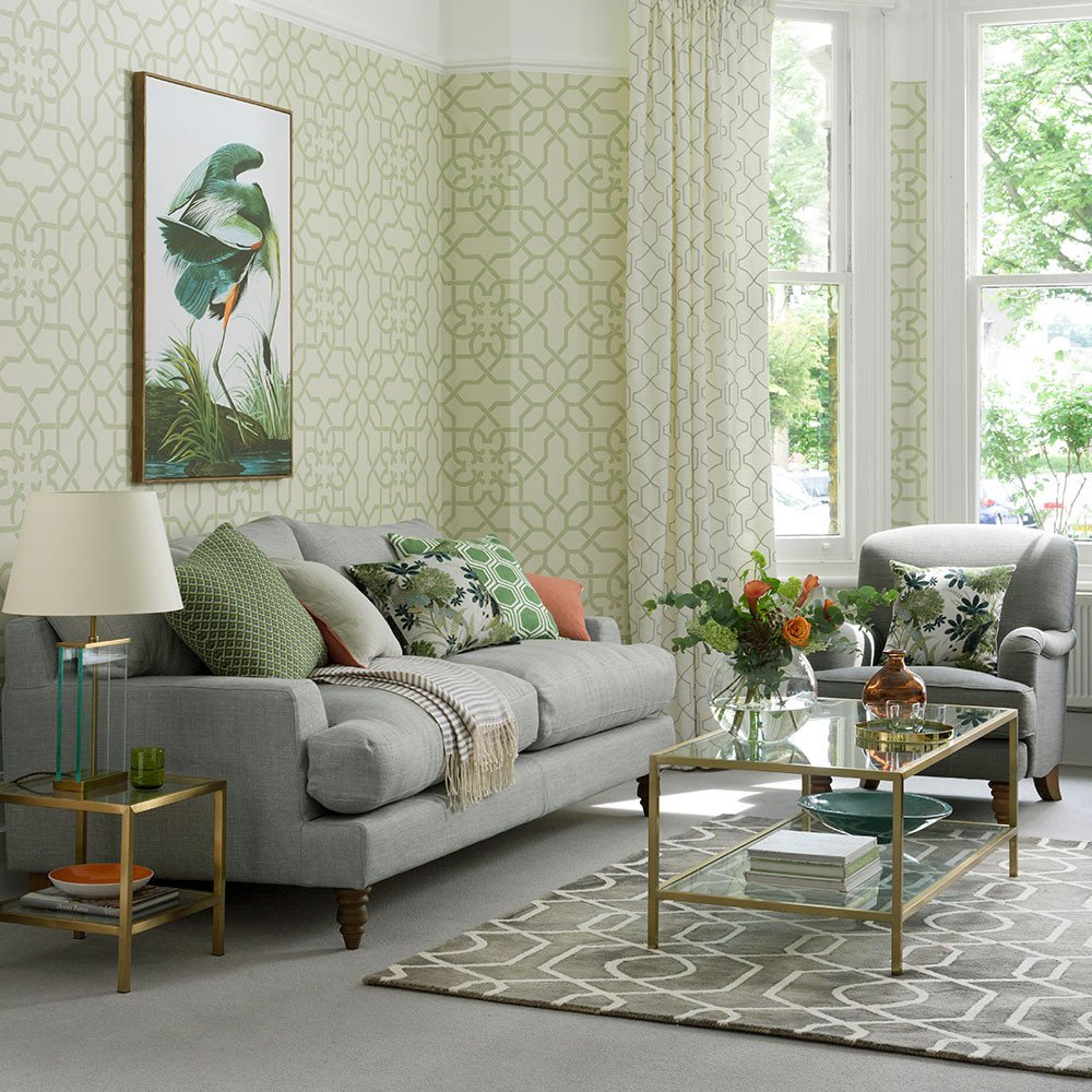 Grey sofa Living Room Decor Fresh Green Living Room Ideas for soothing sophisticated Spaces