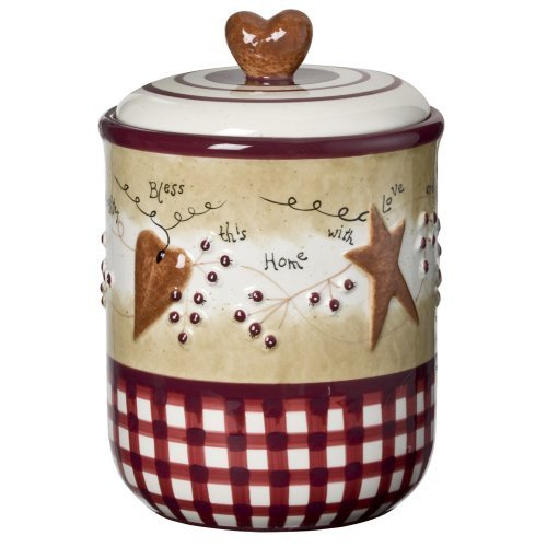 Heart and Star Kitchen Decor Fresh Home Decor Accents Hearts and Stars Canister Medium