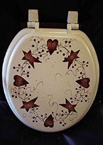 Heart and Star Kitchen Decor Unique Amazon Primitive Country Decor Hand Painted Hand Painted Rusty Tin Stars Hearts Round