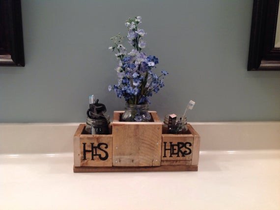 His and Her Bathroom Decor Luxury Items Similar to His and Hers Bathroom Decor On Etsy