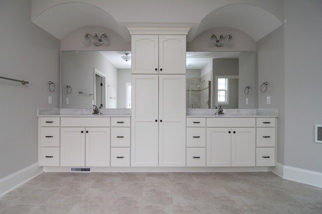 His and Her Bathroom Decor Unique His and Her Vanity Design Traditional Bathroom Raleigh by Stanton Homes