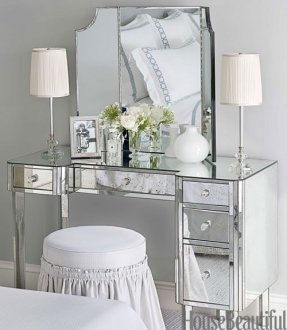 His and Hers Bathroom Decor New Vanity Dressing Table with Mirror and Lights Foter