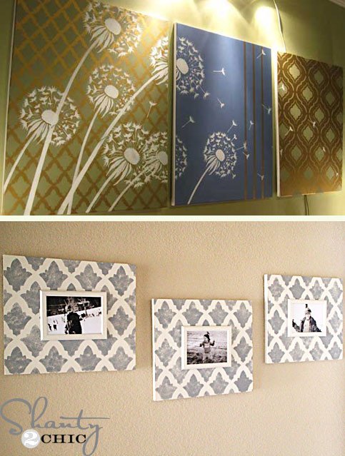 Home Decor Wall Art Ideas Unique 10 Stunning Diy Home Decor Stencil Projects