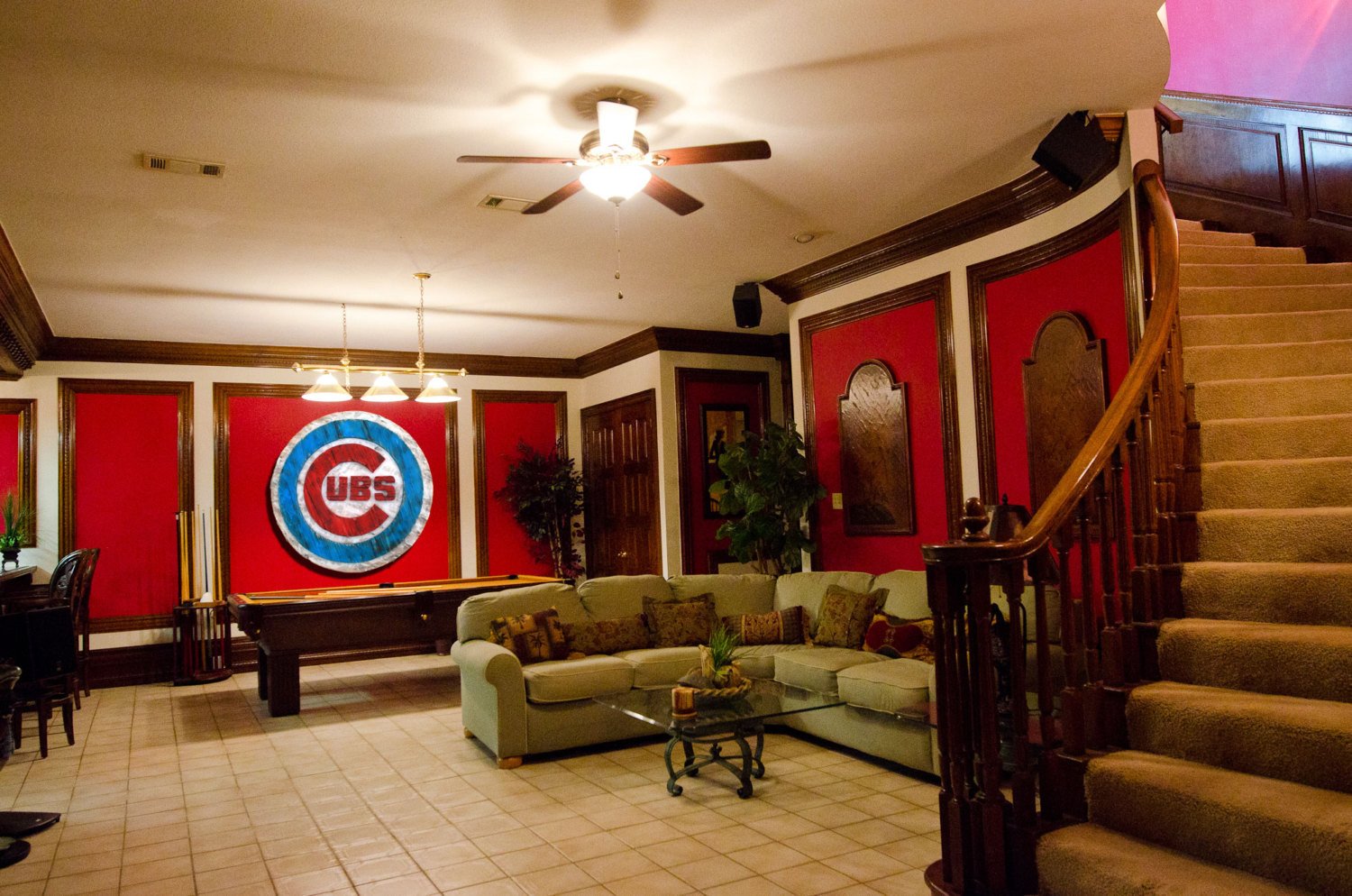 Home Interior Pictures Wall Decor Luxury Chicago Cubs Handmade Distressed Wood Sign Vintage Art Weathered Recycled Baseball Home