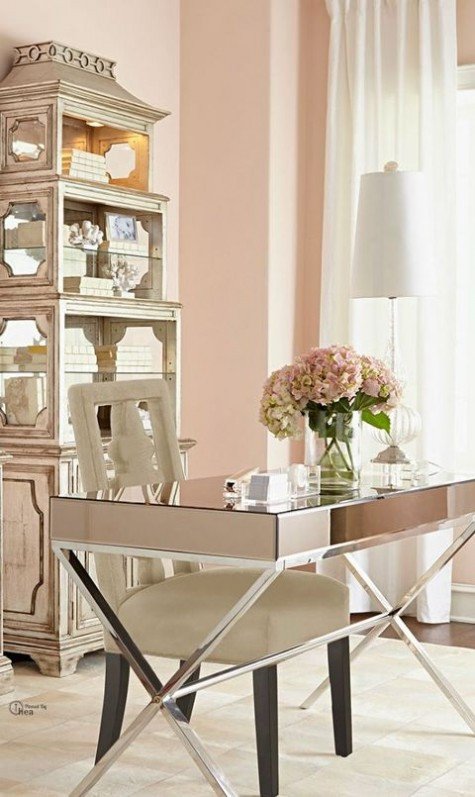 Home Office Decor Ideas Pictures New Feminine Home Fice Decor Ideas