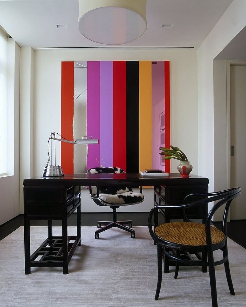 Home Office Wall Decor Ideas Lovely 10 Striped Home Fice Accent Wall Ideas Inspirations