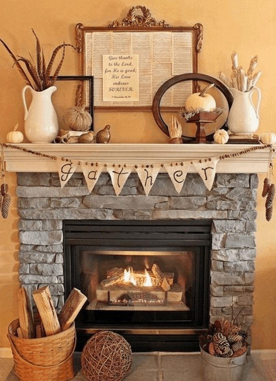 Ideas for Fireplace Mantel Decor Unique 15 Fall Decor Ideas for Your Fireplace Mantle