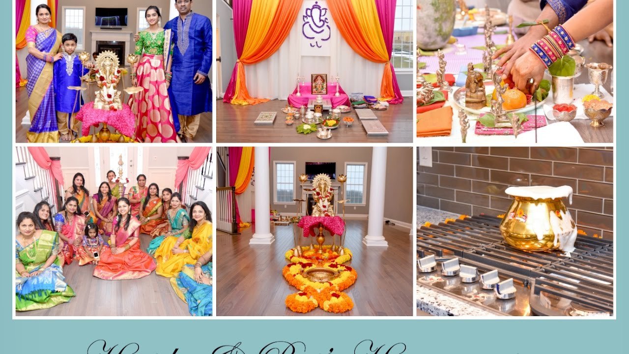 Indian Home Decor In Usa Elegant Haritha &amp; Raj Housewarming Gruhapravesam Celebrations 1080p Hd Manam events Boston