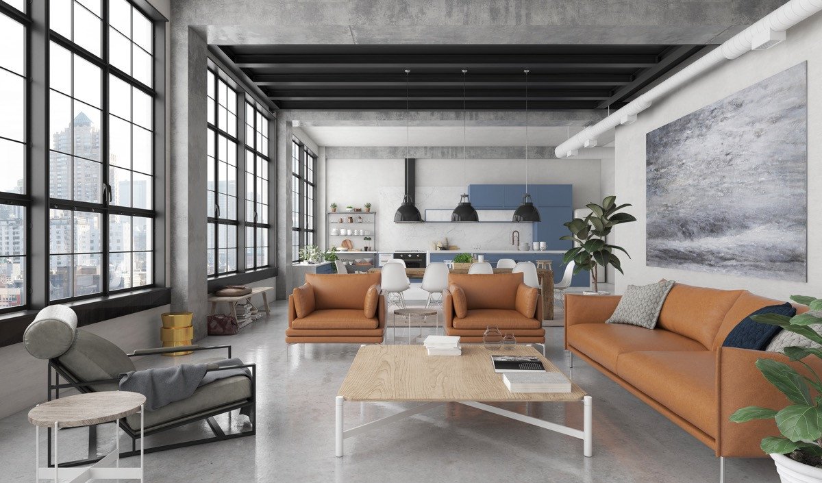 Industrial Contemporary Living Room Awesome Industrial Style Living Room Design the Essential Guide