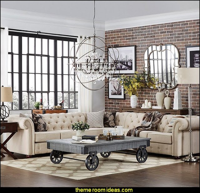 Industrial Modern Living Room Decorating Ideas Elegant Decorating theme Bedrooms Maries Manor Industrial