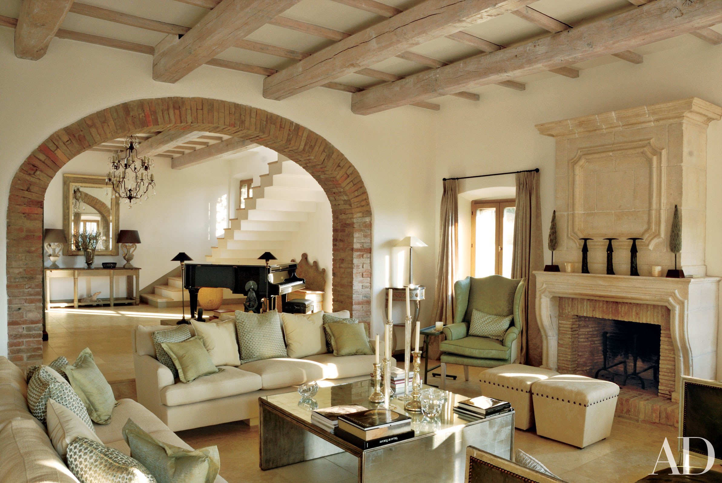 Italian Living Room Decorating Ideas New 15 Romantic Rooms In Italian Homes From the Ad Archives