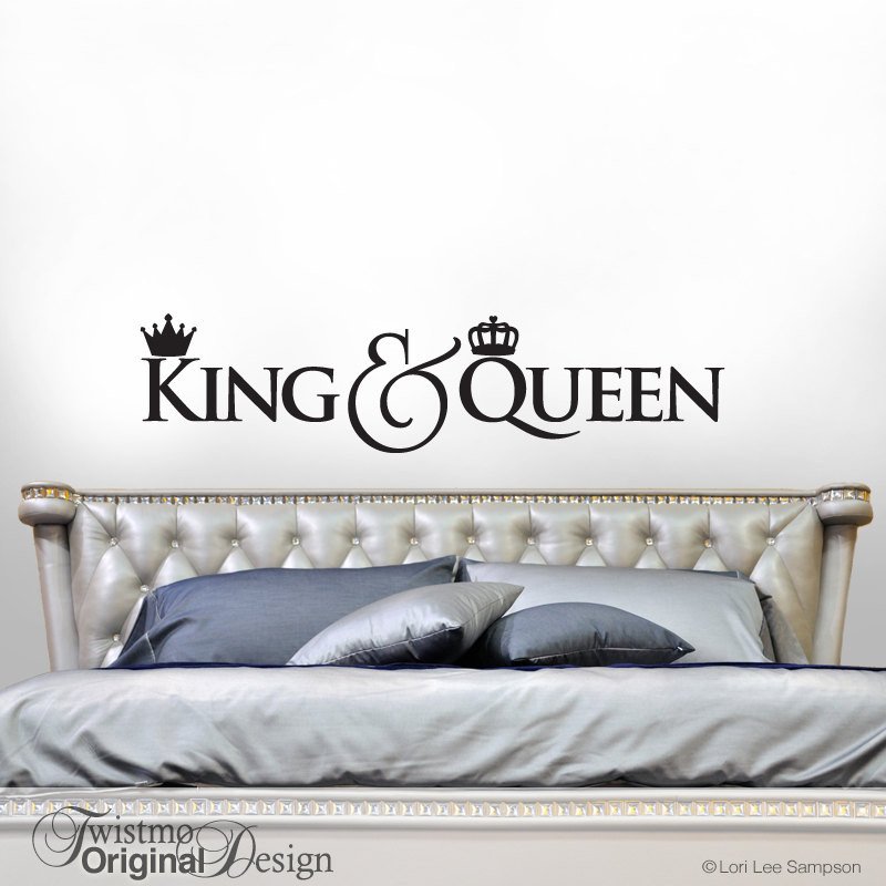 King and Queen Bedroom Decor Fresh King and Queen Crown Decor Bedroom Decor Wall Decal Gift for