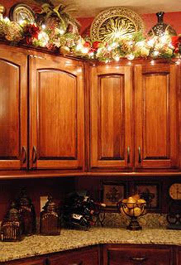 Kitchen Cabinet top Decor Ideas Best Of 24 Fun Ideas Bringing the Christmas Spirit Into Your Kitchen