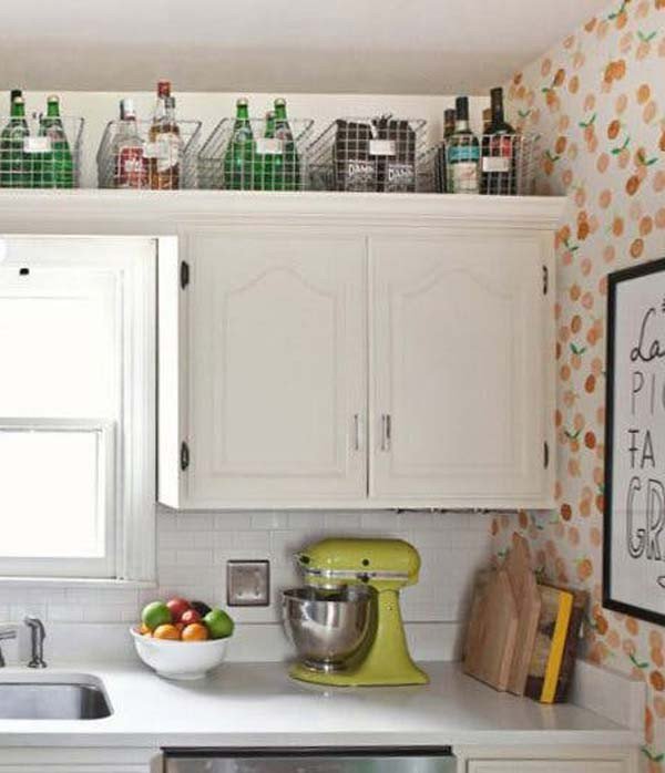 Kitchen Cabinet top Decor Ideas Elegant 20 Stylish and Bud Friendly Ways to Decorate Kitchen Cabinets