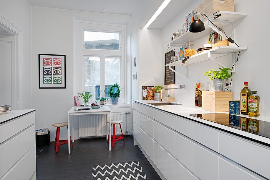 Kitchen Decor Ideas for Apartment Luxury Swedish Apartment Boasts Exciting Mix Of Old and New