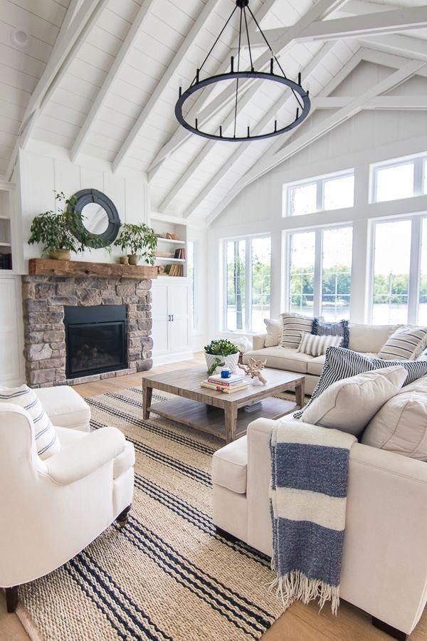Lake House Furniture and Decor Best Of Lake House Blue and White Living Room Decor Homedecorapartmentinteriordesign