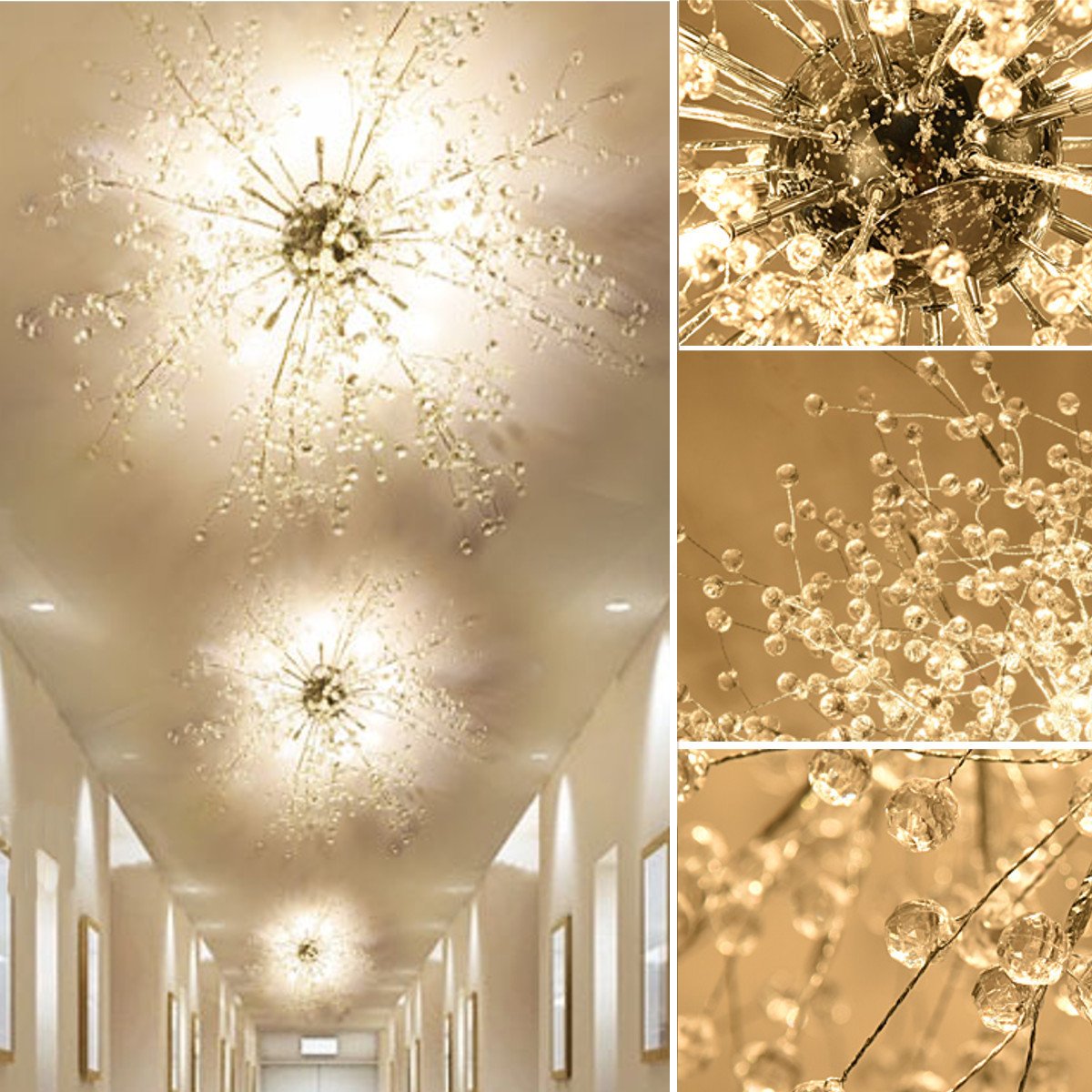 Led Lights for Home Decor Beautiful Modern Dandelion Led Chandelier Fireworks Pendant Lamp Ceiling Lights Home Decor