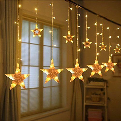 Led Lights for Home Decor Inspirational Star Shaped Led Lights String Curtain Window Bedroom Xmas Fairy Lamp Home Decor