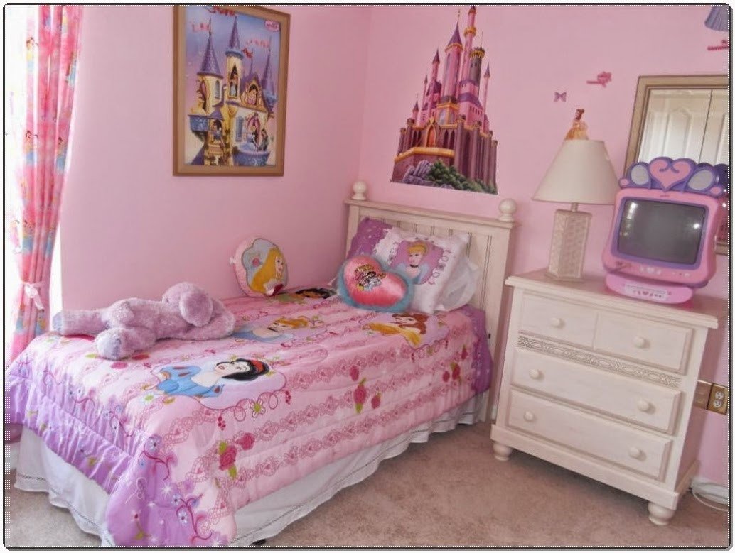 Little Girl Room Decor Ideas Awesome Kids Bedroom the Best Idea Little Girl Room with Princess Wallpaper theme and Polka Dot