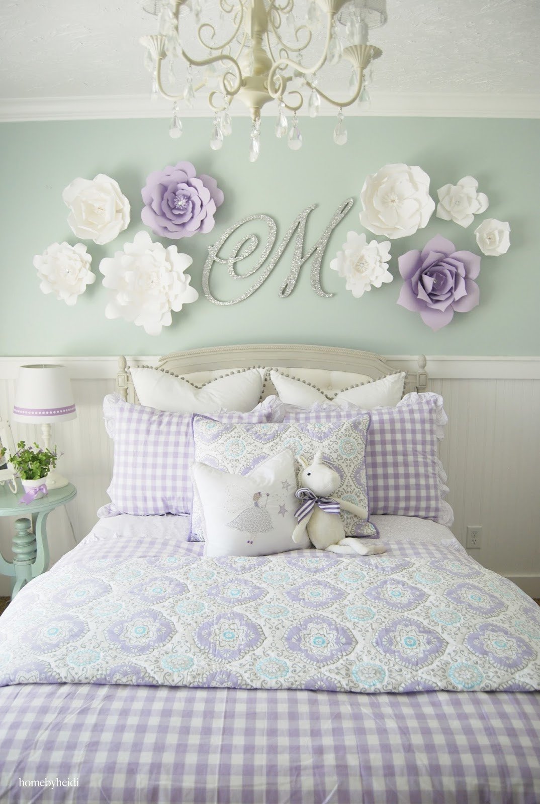 Little Girl Room Decor Ideas New Home by Heidi Purple &amp; Turquoise Little Girls Room