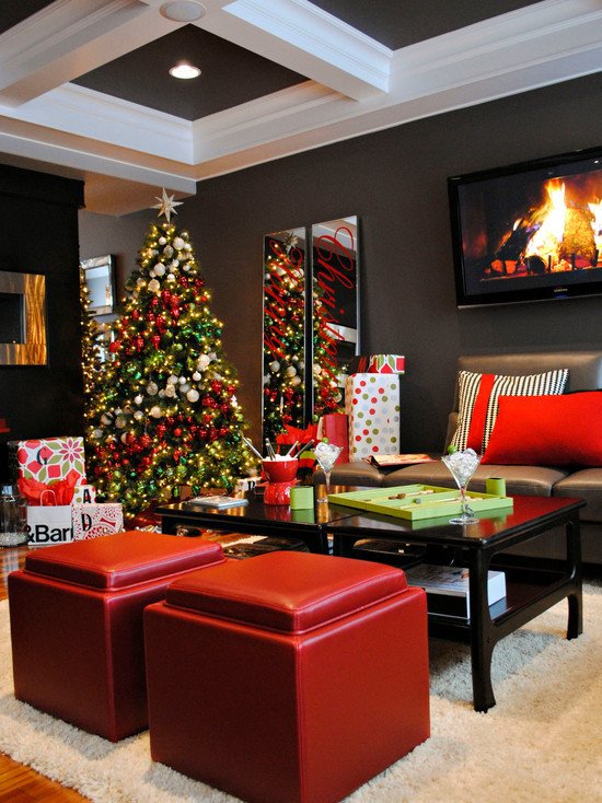 Living Room Decor Ideas Modern New 30 Amazing Modern Christmas Decoration Ideas