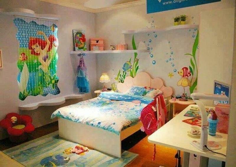 Mermaid Decor for Kids Room Inspirational 15 Dazzling Mermaid themed Bedroom Designs for Girls Rilane